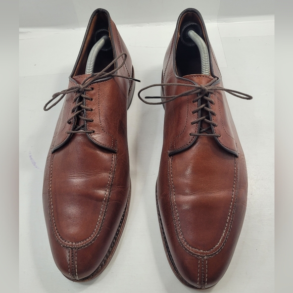 ALLEN EDMONDS LASALLE SPLIT TOE OXFORD DRESS SHOES MEN\'S SIZE 12D CHILI BROWN main image 12